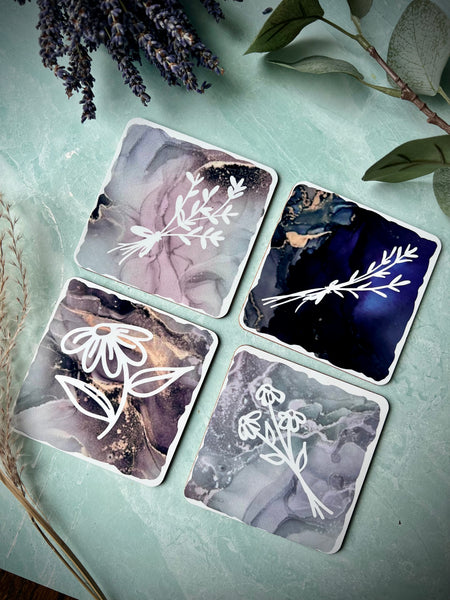Botanical Ceramic Coasters