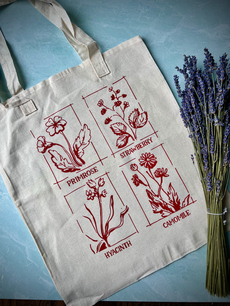 Garden Canvas Tote