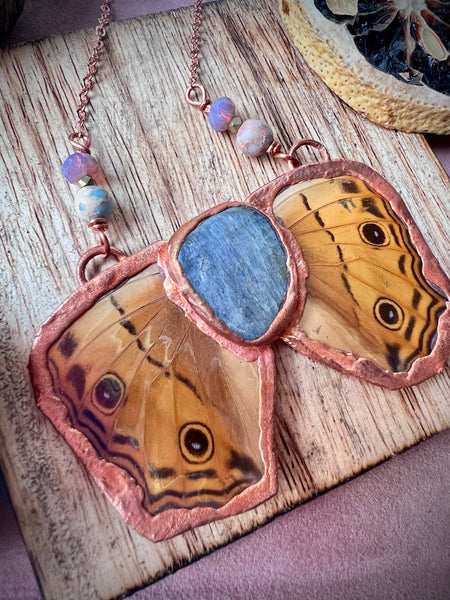 Kyanite Elctroformed Buckeye Butterfly