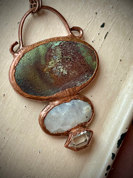 Indonesian Moss Agate Necklace