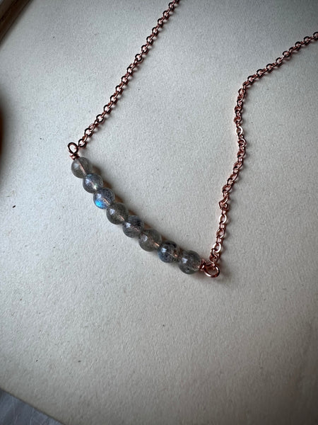 Dainty Labradorite Necklace