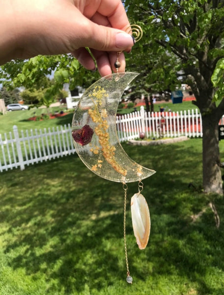 Botanical Moon Sun Catcher