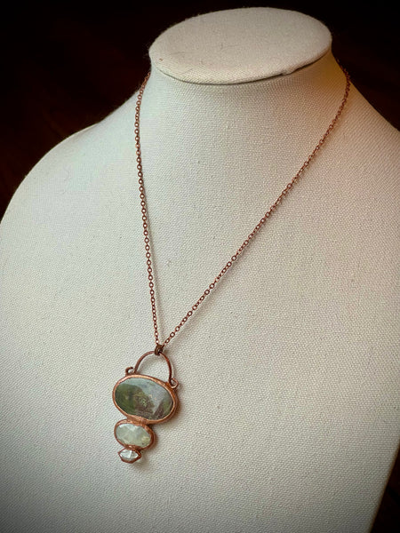 Indonesian Moss Agate Necklace