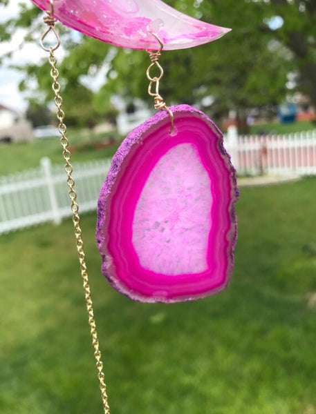 Pinky Moon Sun Catcher