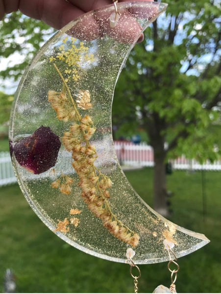 Botanical Moon Sun Catcher