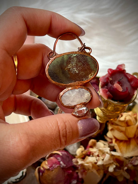 Indonesian Moss Agate Necklace