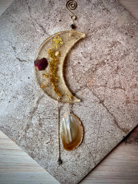 Botanical Moon Sun Catcher