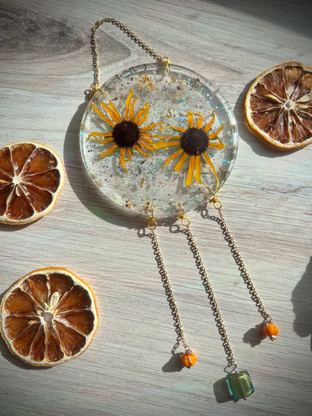 Flower Sisters Sun Catcher